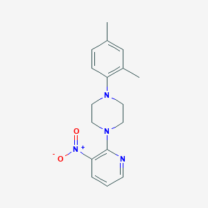 1-(2,4-Dimethylphenyl)-4-(3-nitropyridin-2-yl)piperazine