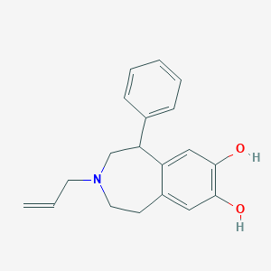 molecular formula C19H21NO2 B028204 3-Allyl-2,3,4,5-tetrahydro-7,8-dihydroxy-1-phenyl-1H-3-benzazepine CAS No. 104422-04-0