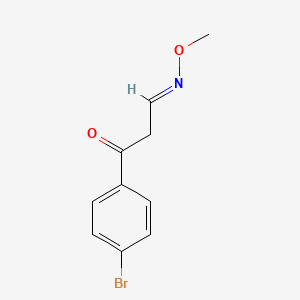 3-(4-bromophenyl)-3-oxopropanal O-methyloxime
