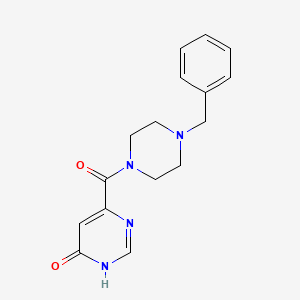 (4-Benzylpiperazin-1-yl)(6-hydroxypyrimidin-4-yl)methanone