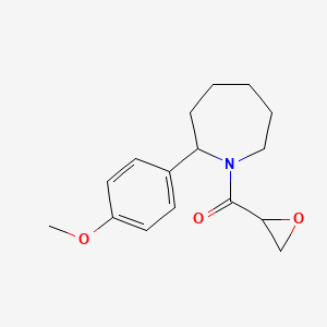 [2-(4-Methoxyphenyl)azepan-1-yl]-(oxiran-2-yl)methanone