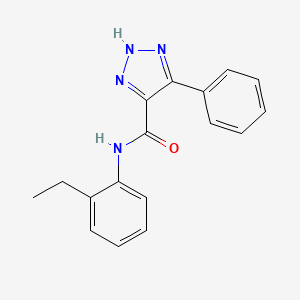 N-(2-ethylphenyl)-4-phenyl-1H-1,2,3-triazole-5-carboxamide