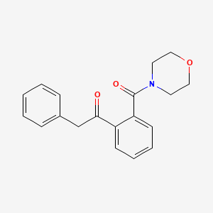 1-(2-(Morpholine-4-carbonyl)phenyl)-2-phenylethanone