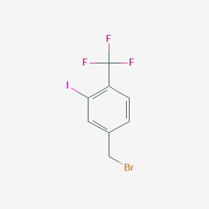 3-Iodo-4-(trifluoromethyl)benzyl bromide