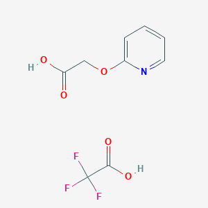 2-(2-Pyridyloxy)acetic acid;2,2,2-trifluoroacetic acid