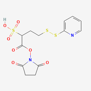 molecular formula C13H14N2O7S3 B2820510 sulfo-SPDB CAS No. 1193111-39-5