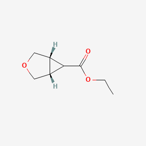 molecular formula C8H12O3 B2820561 Ethyl trans-3-oxabicyclo[3.1.0]hexane-6-carboxylate CAS No. 81056-11-3