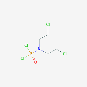 molecular formula C4H8Cl4NOP B028206 Bis(2-chloroethyl)phosphoramidic dichloride CAS No. 127-88-8