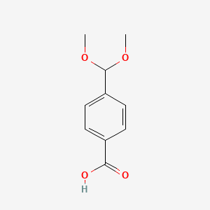 molecular formula C10H12O4 B2820658 4-(dimethoxymethyl)benzoic Acid CAS No. 120465-56-7