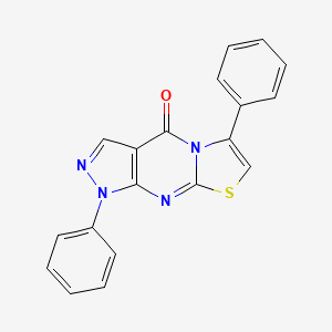 1,6-diphenylpyrazolo[3,4-d][1,3]thiazolo[3,2-a]pyrimidin-4(1H)-one