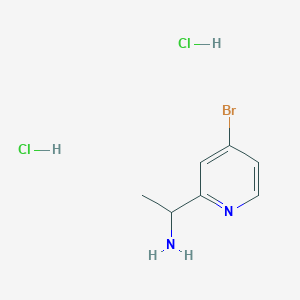 1-(4-Bromopyridin-2-yl)ethanamine;dihydrochloride