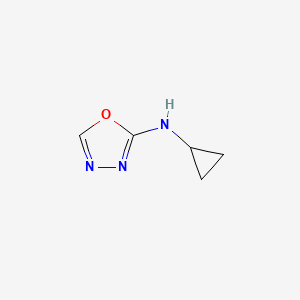 B2821168 N-cyclopropyl-1,3,4-oxadiazol-2-amine CAS No. 1551493-99-2