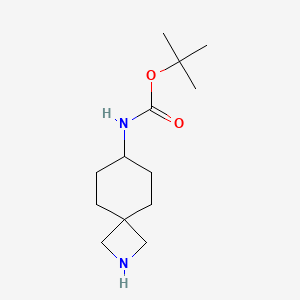 molecular formula C13H24N2O2 B2821210 7-(Boc-amino)-2-azaspiro[3.5]nonane CAS No. 1434142-07-0
