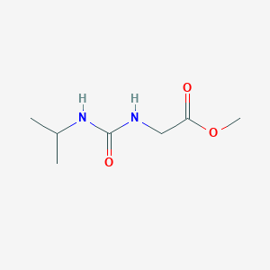 molecular formula C7H14N2O3 B2821253 Methyl 2-(3-isopropylureido)acetate CAS No. 1153438-39-1