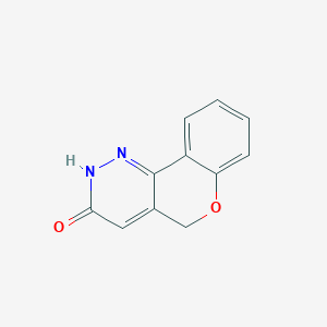 B2821358 2H-[1]Benzopyrano[4,3-c]pyridazin-3(5H)-one CAS No. 123875-20-7