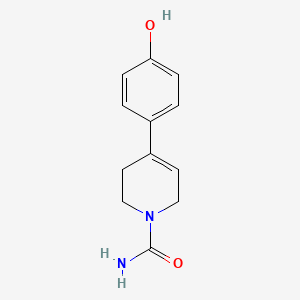 molecular formula C12H14N2O2 B2821397 4-(4-hydroxyphenyl)-3,6-dihydropyridine-1(2H)-carboxamide CAS No. 923215-70-7