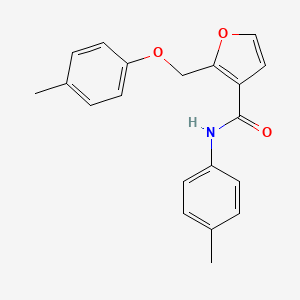2-[(4-methylphenoxy)methyl]-N-(4-methylphenyl)furan-3-carboxamide