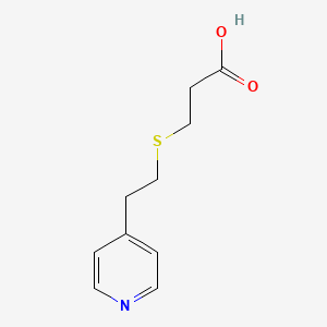 molecular formula C10H13NO2S B2821441 3-(2-Pyridin-4-yl-ethylsulfanyl)-propionic acid CAS No. 103029-28-3