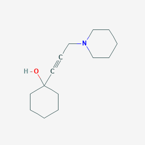 1-(3-Piperidylprop-1-ynyl)cyclohexan-1-ol