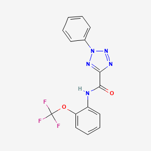 2-phenyl-N-(2-(trifluoromethoxy)phenyl)-2H-tetrazole-5-carboxamide