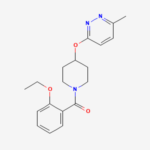 (2-Ethoxyphenyl)(4-((6-methylpyridazin-3-yl)oxy)piperidin-1-yl)methanone