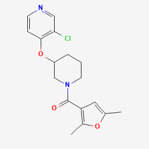 (3-((3-Chloropyridin-4-yl)oxy)piperidin-1-yl)(2,5-dimethylfuran-3-yl)methanone