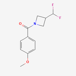 (3-(Difluoromethyl)azetidin-1-yl)(4-methoxyphenyl)methanone