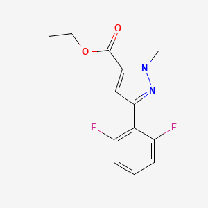 3-(2,6-Difluorophenyl)-1-methyl-1h-pyrazole-5-carboxylic acid ethyl ester