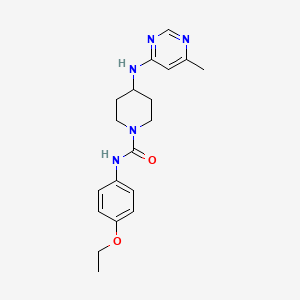 N-(4-Ethoxyphenyl)-4-[(6-methylpyrimidin-4-yl)amino]piperidine-1-carboxamide