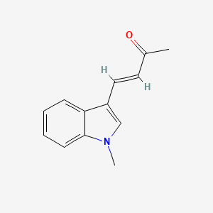 molecular formula C13H13NO B2821618 4-(1-methyl-1H-indol-3-yl)but-3-en-2-one CAS No. 169057-08-3