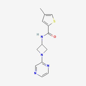 4-Methyl-N-(1-pyrazin-2-ylazetidin-3-yl)thiophene-2-carboxamide