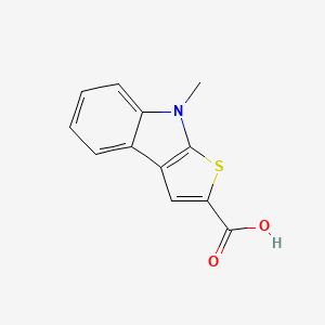 8-methyl-8H-thieno[2,3-b]indole-2-carboxylic acid