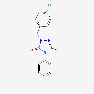 2-(4-chlorobenzyl)-5-methyl-4-(4-methylphenyl)-2,4-dihydro-3H-1,2,4-triazol-3-one