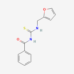molecular formula C13H12N2O2S B2821715 1-benzoyl-3-[(furan-2-yl)methyl]thiourea CAS No. 300819-84-5
