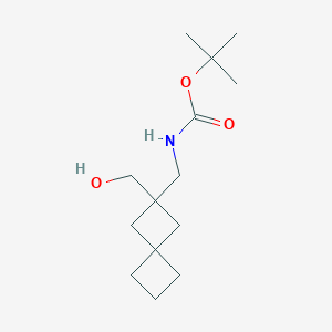 Tert-butyl ((2-(hydroxymethyl)spiro[3.3]heptan-2-yl)methyl)carbamate
