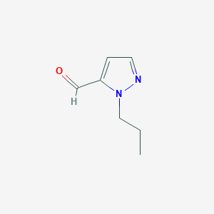 molecular formula C7H10N2O B2822051 1-propyl-1H-pyrazole-5-carbaldehyde CAS No. 1006458-89-4