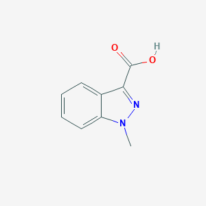 molecular formula C9H8N2O2 B028222 1-Methylindazole-3-carboxylic acid CAS No. 50890-83-0
