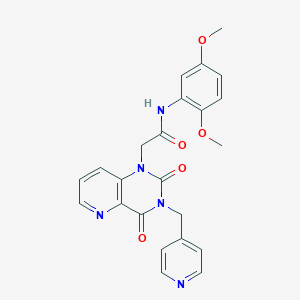 N-(2,5-dimethoxyphenyl)-2-(2,4-dioxo-3-(pyridin-4-ylmethyl)-3,4-dihydropyrido[3,2-d]pyrimidin-1(2H)-yl)acetamide