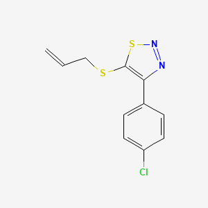 5-(Allylsulfanyl)-4-(4-chlorophenyl)-1,2,3-thiadiazole