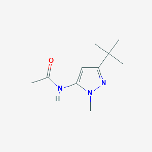 N-(3-tert-butyl-1-methyl-1H-pyrazol-5-yl)acetamide