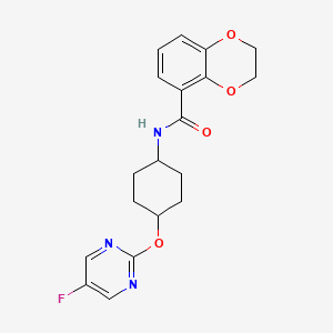 N-((1r,4r)-4-((5-fluoropyrimidin-2-yl)oxy)cyclohexyl)-2,3-dihydrobenzo[b][1,4]dioxine-5-carboxamide