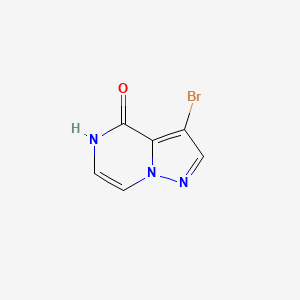 molecular formula C6H4BrN3O B2822324 3-Bromopyrazolo[1,5-a]pyrazin-4(5H)-one CAS No. 1784412-18-5