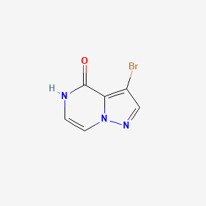 3-bromo-5H-pyrazolo[1,5-a]pyrazin-4-one