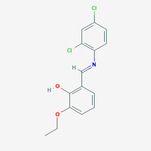 2-{(E)-[(2,4-dichlorophenyl)imino]methyl}-6-ethoxyphenol