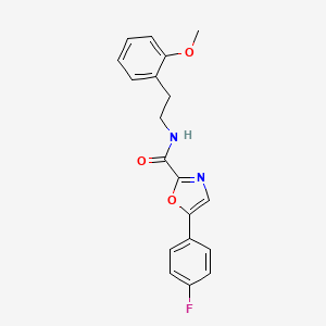 5-(4-fluorophenyl)-N-(2-methoxyphenethyl)oxazole-2-carboxamide