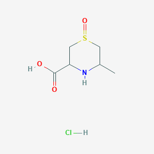 molecular formula C6H12ClNO3S B2822388 环丙硫氨酸盐酸盐 CAS No. 91673-63-1