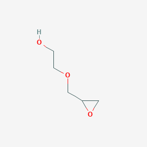 molecular formula C5H10O3 B2822397 2-(Oxiran-2-ylmethoxy)ethan-1-ol CAS No. 16801-25-5