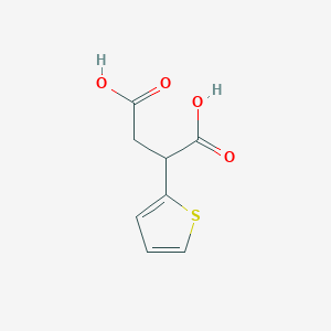 molecular formula C8H8O4S B2822409 2-(THIOPHEN-2-YL)BUTANEDIOIC ACID CAS No. 100786-87-6