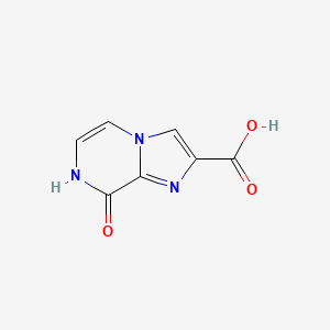 molecular formula C7H5N3O3 B2822441 8-oxo-7H,8H-imidazo[1,2-a]pyrazine-2-carboxylic acid CAS No. 1891207-98-9