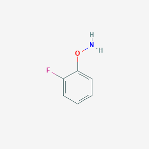 molecular formula C6H6FNO B2822454 O-(2-氟苯基)羟胺 CAS No. 128080-07-9
